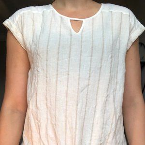 Alyx Semi-Sheer Striped Top